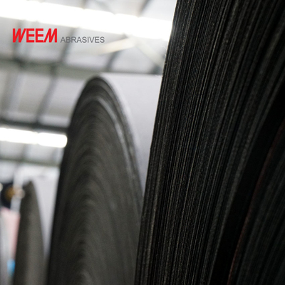SILICON CARBIDE POLYESTER KLOED RAW MATERIAL JUMBO ROLL / SIC Y-KLOED ABRASIV, 1400 mm breed