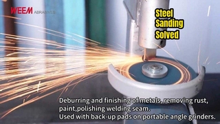 3216 Gevulkaniseerde vezel zirkoniumoxide-aluminiumoxide 10 minuten durende metaalslijptest